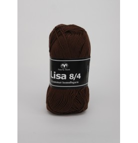 Lisa 8/4 färg 23 rödbrun