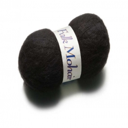 Falk mohair 12 svart