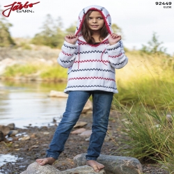 Pippi-tröja med huva 2-14...