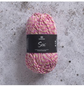 Sox 01, rosa/lime/oblekt sling